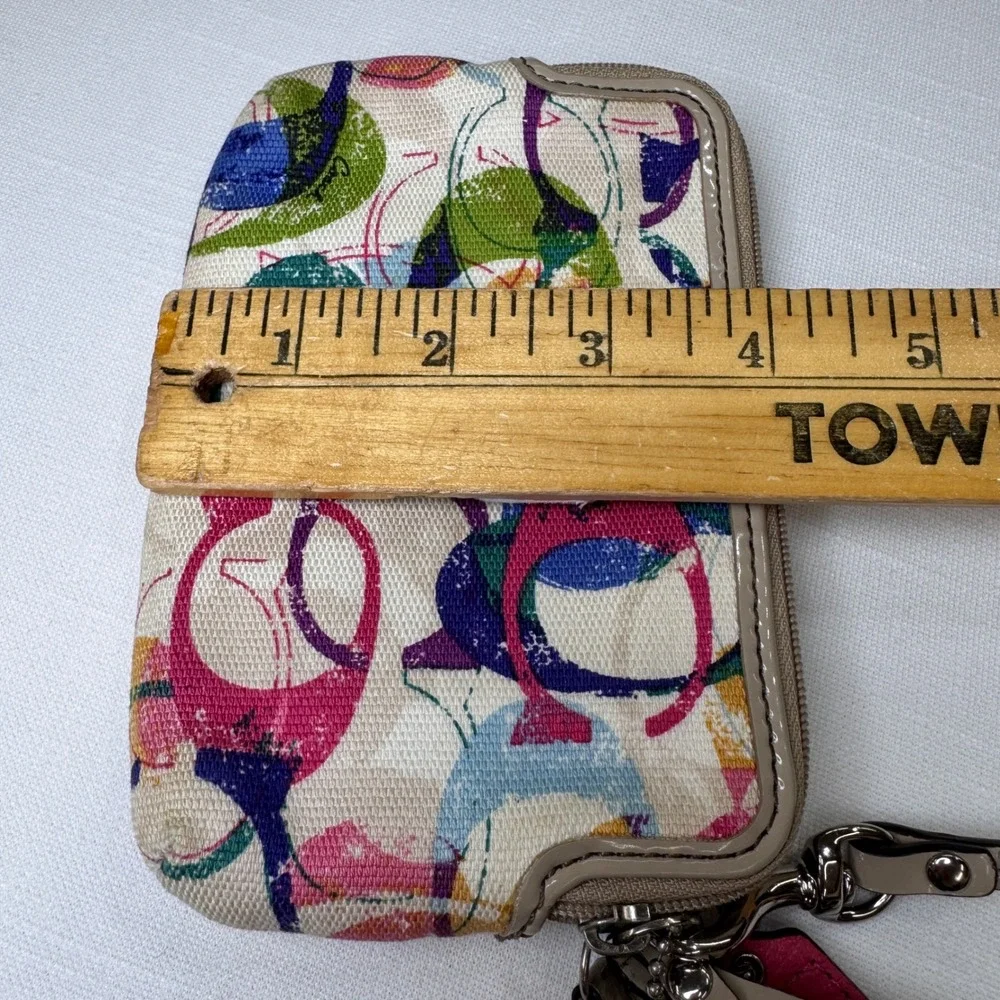 Coach wristlet pouch
